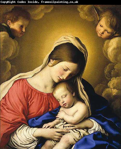 Giovan Battista Salvi Sassoferrato Madonna and Child